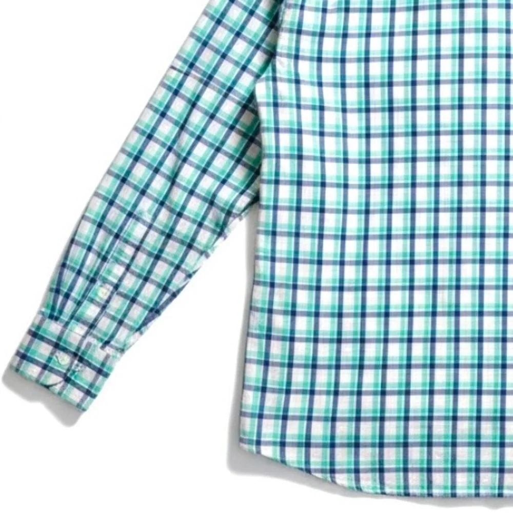 J. Crew Slim Flex Washed Plaid Button Shirt